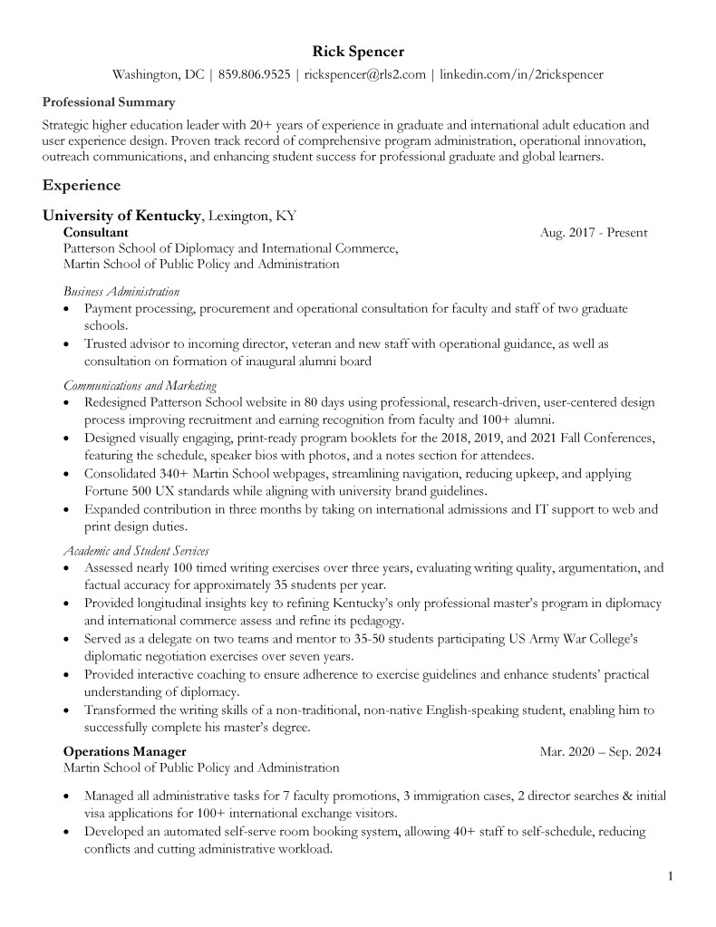 2025 03 21 Rick Spencer Resume_vM.2 Cover Image